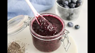 Blueberry chia jam