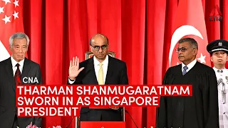 Inauguration: Tharman Shanmugaratnam sworn in as President of Singapore