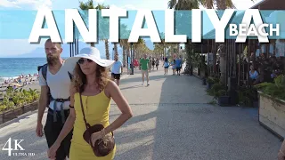 【4K】Antalya 2023 Konyaaltı Beach Walk