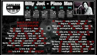 Billy Joel - Piano Man [Jam Track] [Guitar Chords & Lyrics]