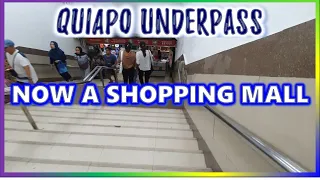 Philippines First Underpass | Quiapo, Manila | February 2024 | Walking Tour