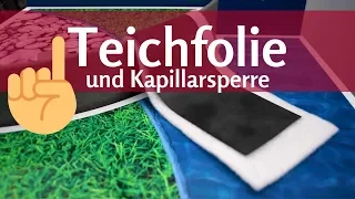 Teichfolie und Kapillarsperre: Tipps für Teichbau und Teichrand