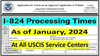 I-824 Processing Times January, 2024 Update || What Happened Next after my I-824 Approved