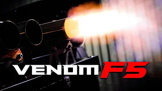 Venom F5 Shoots Fire on Chassis Dyno