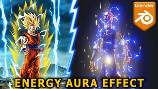 How I Made Dragon Ball SSJ Aura Effect in Blender (and you can too) - TUTORIAL