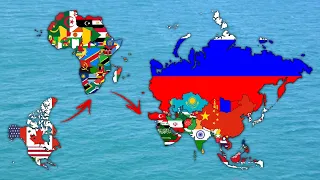 Seven Continents Size Comparison | Size Comparisons of the World