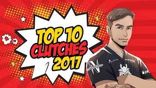 CSGO - kennyS TOP 10 clutches of 2017
