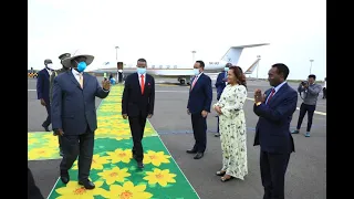 Museveni in Ethiopia for Ethiopian PM, Abiy Ahmed's  swearing in ceremony.