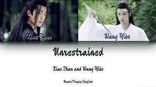 Xiao Zhan 肖战, Wang Yibo 王一博   Unrestrained 无羁 Wuji 【Color Coded Lyrics】 The Untamed