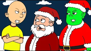 Caillou Saves Christmas And Stops Mr. Grinch Stealing Christmas