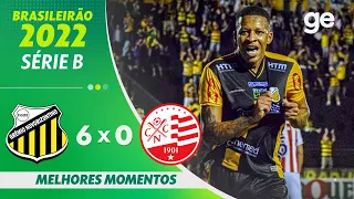 NOVORIZONTINO 6 X 0 NÁUTICO | MELHORES MOMENTOS | 35ª RODADA BRASILEIRÃO SÉRIE B 2022 | ge.globo