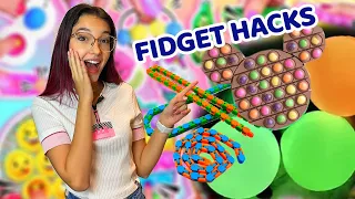 TESTANDO TRUQUES DO TIK TOK COM FIDGET TOYS !! FIDGET HACKS VIRAIS | Luluca