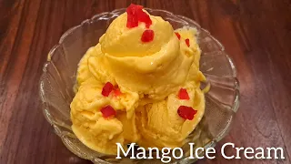 5 मिनट में मैंगोआइसक्रीम | 5 Min Mango Ice Cream Recipe | Mango Ice Cream | Homemade Mango Ice Cream