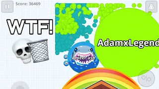 CRAZY MOMENTS - AGAR.IO MOBILE GAMEPLAY