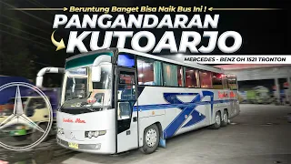 NAIK BUS LANGKA DENGAN 10 RODA ‼️ Tronton Limo Bus Sumber Alam