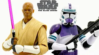 Star Wars Black Series Mace Windu & 187th Clone Trooper Review!