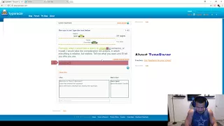 Tyler Vs Reckful In Typeracer