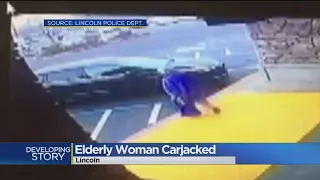 WATCH: Elderly Woman Carjacked Outside Lincoln Strip Mall