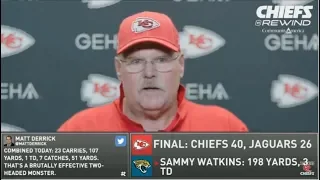 Andy Reid (Chiefs head Coach) PostGame Conference | Chiefs def. Jaguars 40-26 | Week 1 NFL