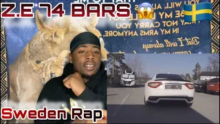 🇸🇪🔥 Z.E “74 BARS” | Sweden Rap REACTION