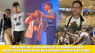 Carlo Aquino & LoiNie, mainit na tinanggap ng mga kababayan natin sa Dubai! | Star Magic Inside News