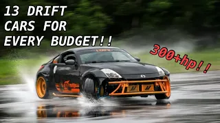 The 13 BEST Drift Cars For Every Budget! ($1k-$25k)