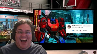 Optimus Prime VS The Internet, Optimus Prime Answers Your Questions Reaction