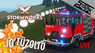 Stormworks B&R - 10.Rész (Tűzoltóautó) - Stark LIVE