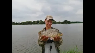 КАРАСЬ НА ФИДЕР, ловля карася в пруду, ночная рыбалка