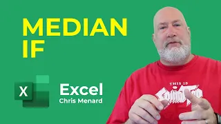 Excel calculate the Median IF - two methods | Function and PivotTable