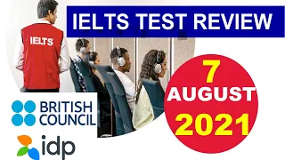 7 AUGUST IELTS EXAM REVIEW BY ASAD YAQUB
