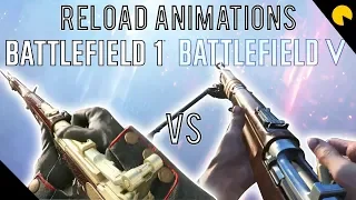 Battlefield 1 VS Battlefield V: Gun Sounds and Reload Animations | Part 1