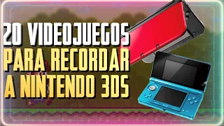 20 VIDEOJUEGOS INCREÍBLES para RECORDAR a NINTENDO 3DS