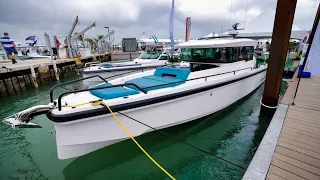 Axopar 37 Cross Cabin Boat is a Beast ! (Miami Boat Show 2022)