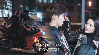 ❣️CEO took her for a motorcycle ride at night,she was forced to be blown🤣【32】