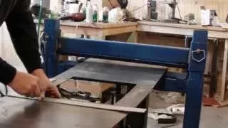 homemade press brake with reverse ram operation