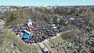 Vappu Celebration 2023 in Kaivopuisto, Helsinki