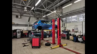 Ремонт задней подвески на Peugeot 206. Ремонт торсионной балки.