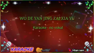 Wo de yan jing zai xia yu - karaoke no vokal (cover to lyrics pinyin)