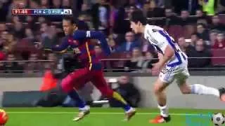 Neymar vs Real Sociedad - 28/11/2015