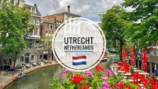 Utrecht, Netherlands 🇳🇱 July 2022 - Walking Tour (4k 60fps UHD)