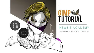 Gimp Tutorial : Using Path For Selection