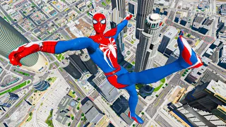 GTA 5 SPIDERMAN Ragdolls Compilation (Euphoria Physics Showcase) #2