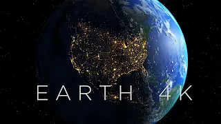 Earth Orbit 4k | USA from Space | Earth Map