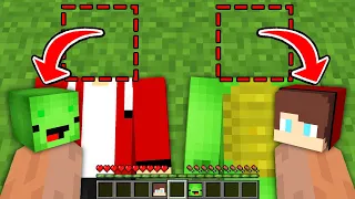 Mikey and JJ Swap the Heads in Minecraft - Maizen Parody
