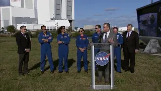 Boeing Starliner Orbital Flight Test, NASA Administrator and Astronauts, December 19, 2019