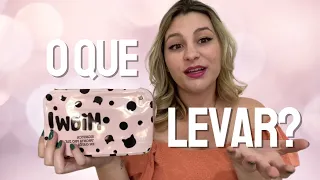 Tudo que eu levo na minha necessaire de viagem | Produtos de maquiagem e skincare!