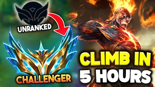 How to ACTUALLY Climb to Challenger in 4 Hours with Brand Jungle Season 14