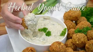 Herbed Yogurt Sauce | Greek Yogurt Sauce