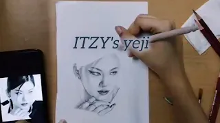 speed drawing: ITZY's yeji sketch